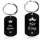 Seine Queen Ihre King HIS & HERS Passende Set King Queen Paar Schlüsselanhänger Key Ring Valentinstag Geburtstag Jahrestag Geschenke für Couple Lover His Queen Her King