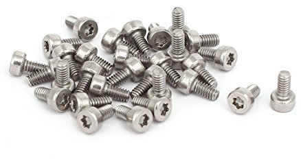 Aexit M2x4mm T6 Torx Drive 304 Edelstahl Torx-Zylinderschrauben mit Innensechskant 30 Stück (977322e76a6959da5fab9b0bf2205811)