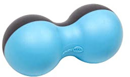Fitness Mad FMASSAGEP Erdnuss-Massageball, blau/schwarz, Peanut