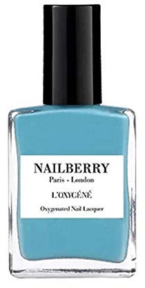 Nailberry L'Oxygéné Oxygenated Nail Lacquer | Santorini, 15ml | Polish for a Healthier Manicure & Long Lasting Colour | 12-Free, Vegan, Halal, Cruelty & Gluten Free