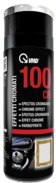 ViD® VMD Vernice acrilica crompsray oro con finitura chiara, 400 ml, spray dorato, vernice protettiva, spray per ottone, effetto cromato, vernice trasparente