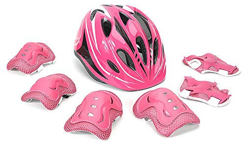 DYOYO Kinder Protektoren Set Schutzausrüstung Knie-Ellbogen-Handgelenk-Protektorenset Einstellbares Verdickungs Verstärkungsdesign für Kinder Skateboard Fahrradfahren Reiten Outdoor