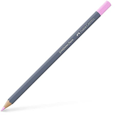 Faber-Castell Creative Studio Goldfaber Aqua Aquarellstift, Magenta Pastell, Einzelstift, für Kunst, Handwerk, Zeichnen, Skizzieren, Zuhause, Schule, Universität, Ausmalen