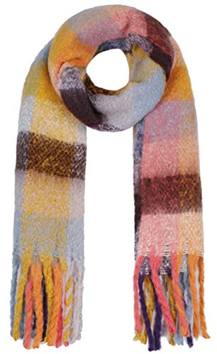 Seeberger Soft Colour Check Schal Strickschal Damenschal Winterschal (One Size - bunt)