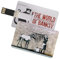 CLE CARDAN LIGHT EUROPE 16GB USB Speicherkarte Banksy Washing Zebra USB Stick Scheckkartenform Datenspeicher