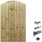 Bespoke Custom Made to Measure Wooden Garden Gate/Tongue & Groove Arch Top[6ft Tall (180cm),Upto 1050mm Wide,Ring Latch]
