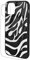 Zebra Print Printed Phone Case 6.1 Inch for iPhone 11 Case Tempered Glass Shockproof Protective Phone Cover