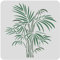 BENECREAT 30x30 cm Tropicale Plante Thème DIY Carré Peinture Pochoirs, Modèles de Pochoirs de Dessin en Plastique Réutilisables à Motif de Feuilles la Peinture Sur les Carreaux de Tissu