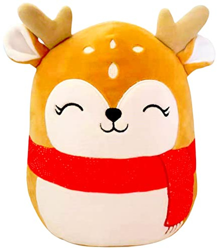 YAAVAAW Niedliche Plüschtier Weihnachten,8 Zoll Weicher Rentiere Plüschtier Weihnachtsdekoration Stofftiere Spielzeug für Kinder, Desktop Home Deko Heimdekoration,Christmas Plush Toys