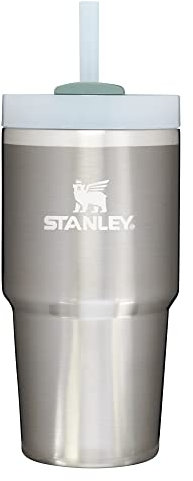 Stanley Quencher - Vaso de acero inoxidable con aislamiento al vac o H2.0 FlowState con tapa y popote para agua, t helado o caf , batidos y m s