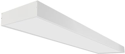 Aufbau Deckenleuchte 120x30cm 40W 3CCT variable Lichtfarbe warm-/neutral-/tageslichtweiß 3000K/4000K/6500K 5200lm 130 Lumen/Watt flimmerfrei LED-Panel mit Aufbaurahmen 1205x300x50mm