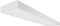 Aufbau Deckenleuchte 120x30cm 40W 3CCT variable Lichtfarbe warm-/neutral-/tageslichtweiß 3000K/4000K/6500K 5200lm 130 Lumen/Watt flimmerfrei LED-Panel mit Aufbaurahmen 1205x300x50mm
