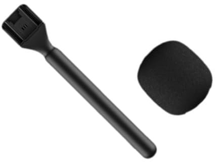 Wireless Interview Mikrofon Adapter, Classic Interview Adapter mit Windschutzscheibenabdeckung für DJI für Rode für Sony Wireless Mikrofon