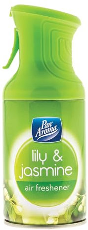 Lily & Jasmine Air Freshener - 250ml Odour Eliminator & Fresh Fragrance, Ideal for Home & Office