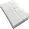 predolo Hochwertige Beton Ziegel Rasen Gartenzaun DIY Blumenbeet Gestaltung, 5cm Dicke