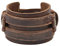 keland Wikinger Leder Manschetten Armband Lederarmband für Damen Herren (B-Braun)