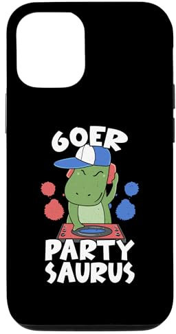 Hülle für iPhone 14 60er Party Saurus Sechziger Jahre Kassette Vintage Retro