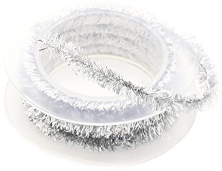 X-Institute Weihnachts-Lametta-Draht, 1,5 m lang, glitzernd, für Weihnachtsbaumschmuck, Geschenkverpackung, Sterndraht, Weihnachten