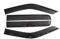 BALIJUN Auto Windabweiser für Honda Civic 2006-2011, ABS Regenabweiser Windabweiser Seitenfenster Autofenster Luftabweiser Beschattung Auto Zubehör,ABS Plating