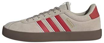 adidas Herren VL Court 3.0 Shoes, Wonder beige/Better Scarlet/core White, 39 1/3 EU