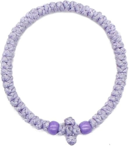 SHGDAIO Girl Products Handmade Woven Bangle Greek Orthodox Prayer Rope Bracelet Religious Gift Gifts