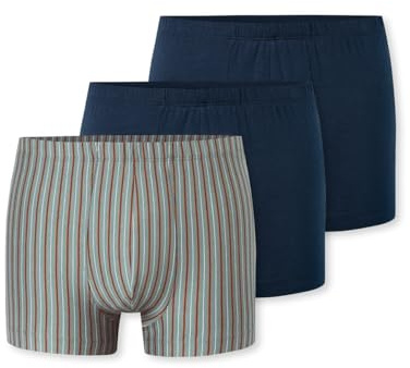 Schiesser Herren 3 Pack Unterwäsche Shorts mit weichem Bund Bio Baumwolle Multipack - 95/5 Organic