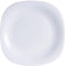 Best House | Square Dinner Plates | 11.5/29cm | Set of 6 Pcs | Opalware | White | Microwave, Oven, and Dishwasher Safe, Scratch Resistant Modern Dinnerware Dish Set