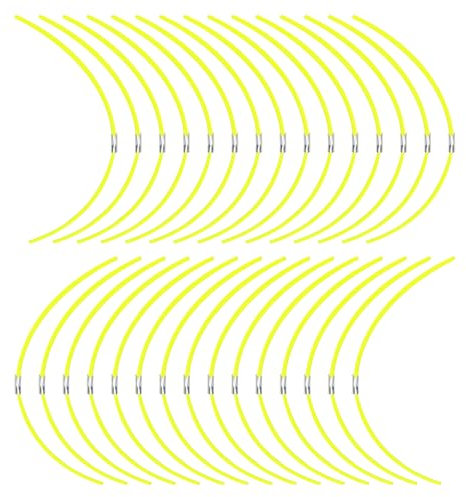 30 Stück F016800174 Trimmerfaden für Bosch AFS 23-37 Home and Garden Art 23 Combitrim Rasentrimmer Ø 2,4 mm Länge 23 cm Extra starker Nachfüllfaden