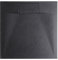 Receveur de Douche Minimaliste 90 x 90 x 3 cm Écoulement SMC Effet Pierre Naturelle Noir Azzuro