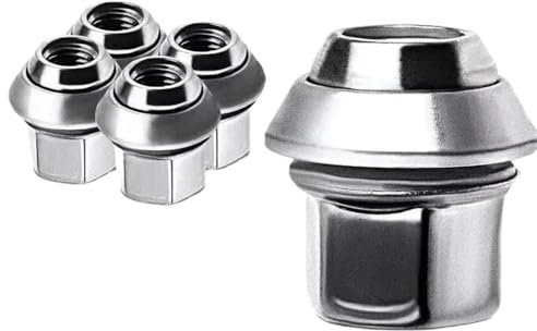 BASPHHH Felgenschraube Kompatibel mit Volvo für S40 für V40 für V50 für C30 für S70 Auto Rad Lug Getrocknete Reifen Schrauben 31200241 31373474