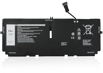 Chinoket 722KK 7.6V Ersatz Laptop Akku für Dell XPS 13 9300 2020 i5 FHD XPS 13 9310 Series 2XXFW 02XXFW FP86V 0FP86V WN0N0 0WN0N0 P117G P117G001 P117G002 52Wh