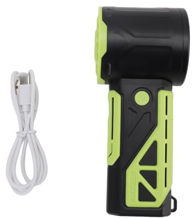 9W Portable Handheld Turbo Fan 100 Speeds Adjustable Personal Fan 4000mAh USB Rechargeable Fan Battery Operated for Travel Outdoor