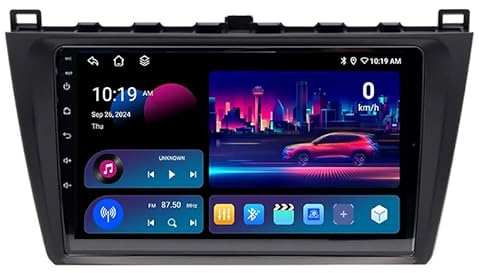 Android 15 Autoradio Radio 9 Zoll Multimedia Autoradio Mit Navi Für Mazda 6 2007-2012· Auto Zubehör Einfügen Und Verwenden Autoradio Mit Bluetooth Freisprecheinrichtung RDS S HM601 4 Core WiFi 1+16GB