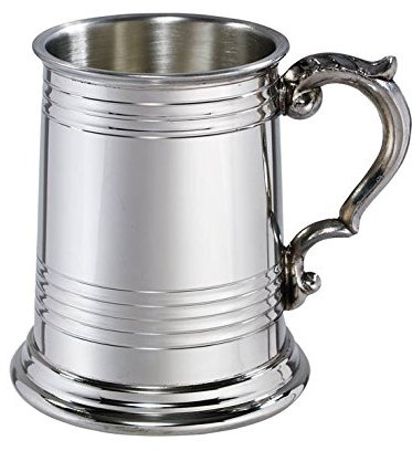 Wentworth en étain – Demi Pinte Worcester Chope en étain, Chope à bière
