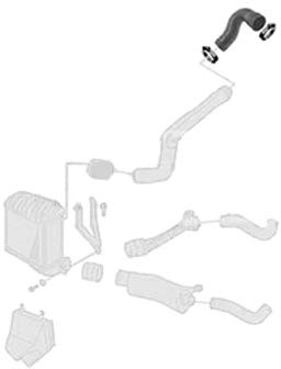 Borg & Beck BTH1098 Turbo Hose To Fit VAG A3 Leon Bora Golf 1 9TDi