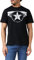 MARVEL Men's Captain America Cap Logo T Shirt, Black, S UK