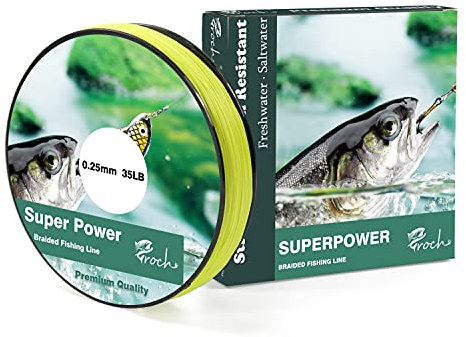 Croch Geflochtene Angelschnur 300M/500M/1000M Stark PE Schnur Farbecht 0.1-0.3mm 14-45LB