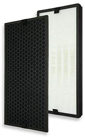 PUREBURG Filtro HEPA de repuesto + filtro de carbón activado compatible con el purificador de aire puro INTENSE de Rowenta PU40XX Series PU4010 PU4015 PU4020 PU4025