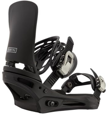 Burton Cartel Re:Flex 2021 - Fijaciones para tabla de snowboard (tamaño pequeño), color negro