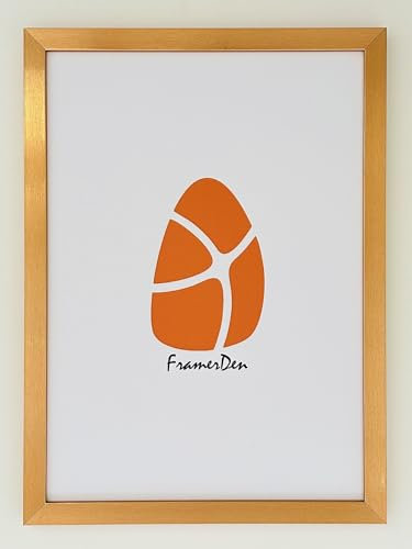 Rainbow 20 Colours Range Modern Thin Picture Photo Poster Frame Decor A2 A3 A4 A5 Sizes (Rose Gold, 10 x 8 inch)