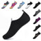 SAGUARO Unisex Badeschuhe Outdoor Schnell Trocken Wasserschuhe Damen Sommer Aquaschuhe Frauen Surfschuhe Männer Barfußschuhe für Herren Leicht Dunkel 46/47 EU