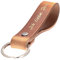 ELBERCRAFT® Schlüsselanhänger Leder Ich Liebe Dich! Geschenk für Frauen oder Männer pflanzlich gegerbt braun mit gravur gold 12 cm made in Germany Leather Keychain