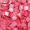 200g Tesselles en Verre Carreaux de Mosaïque Carrée pour Loisirs Créatifs, Décoration, 1x1cm (Rose)
