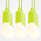 greate LED Lampe batteriebetrieben grün - 6x Pull Light 1W mit Zugschalter inkl Batterien - kabellose Leuchte warmweiß - mobiles Licht ideal für Garten Zelt Camping Kleiderschrank Party Dekoration