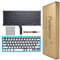 Pardarsey Teclado retroiluminado español español con 80 tornillos PCE compatible para MacBook Air 13 A1369 A1466 Series 2011 2012 2013 2014 2015 con destornillador