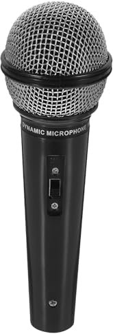 NUOBESTY 1pc Simulation Microphone Toy Fake Microphone Model Plastic Mic Karaoke Prop for Kids Halloween Costume Plaything