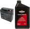 Greenstar 11773 Batterie NH1220 & Briggs & Stratton 100008E Huile Moteur SAE 30, 2.0 litre