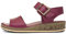 Hush Puppies Women's Ellie Sandal, Dark Red, 7 UK