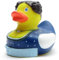 Duckshop I Badeente Zenzi mit Blauer Schürze I Bayerin im Dirndel I Quietscheentchen I L: 7,5 cm I Gummiente I Geschenk für Bayern I Geschenk für Oktoberfest