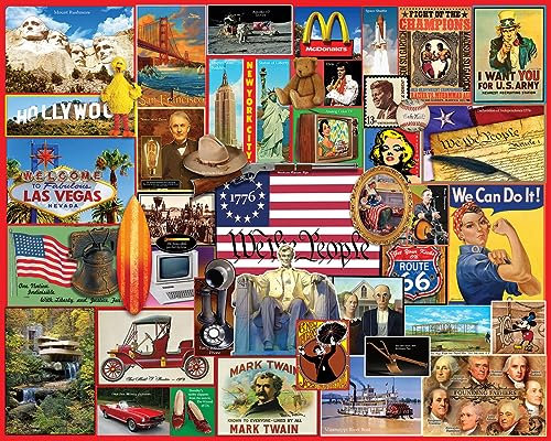 White Mountain Puzzles - American Originals – 1000 Teile Puzzle für Erwachsene
